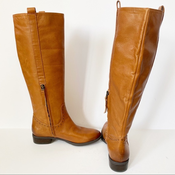 Sam Edelman Prina Riding Boot Athletic Fit Whiskey - Picture 6 of 10